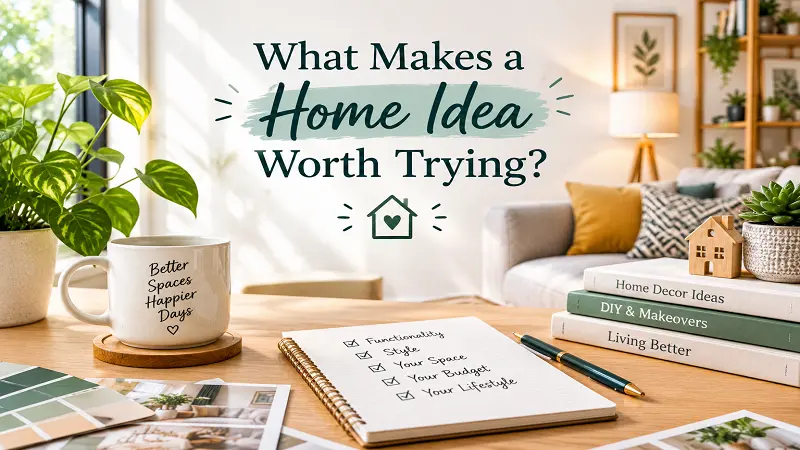 What Makes a Home Idea Worth Trying?